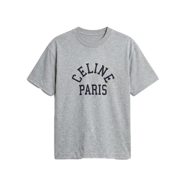 셀린느 남성 반팔 티셔츠 - Celine Mens Round Tshirt - cec16227x