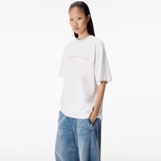 알렉산더왕 여성 라운드 반팔티 - Alexander wang Womens Round Tshirt - alc15598x