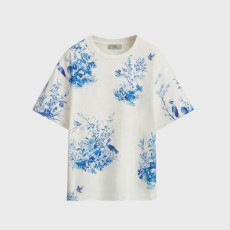 디올 여성 디오리비에라 오버사이즈 티셔츠 - Dior Womens Dioriviera Oversized Tshirt - dic15672x