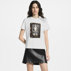 루이비통 여성 반팔 티셔츠 - Louis vuitton Womens Round Tshirt - lvc15676x