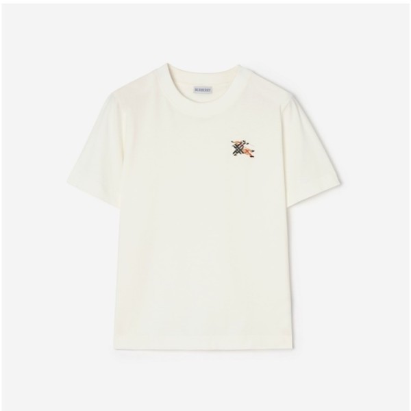 버버리 여성 반팔 티셔츠 - Burberry Womens Round Tshirt - buc15738x