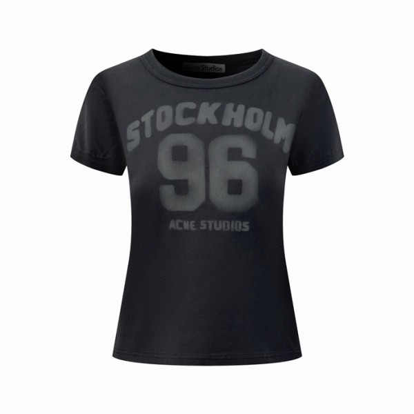 아크네 여성 크루넥 반팔티 - Acne Womens Round Tshirt - anc15783x