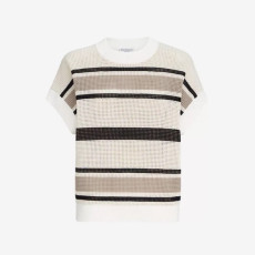 브루넬로쿠치넬리 여성 라운드 티셔츠 - Brunello Cucinelli Womens Round Tshirt - brc15788x