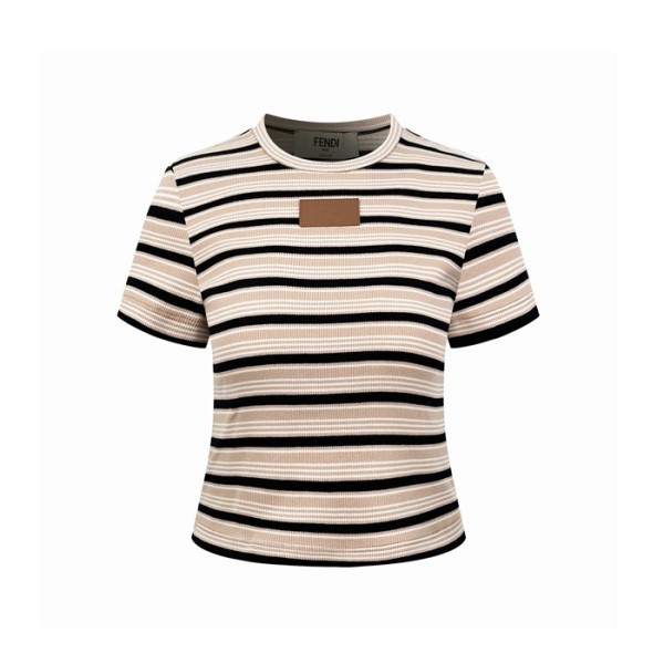 펜디 여성 라운드 티셔츠 - Fendi Womens Round Tshirt - fec16238x