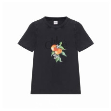 끌로에 여성 반팔 티셔츠 - Chloe Womens Round Tshirt - chc16266x