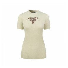 미우미우 여성 라운드 티셔츠 - Miumiu Womens Round Tshirt - mic16368x