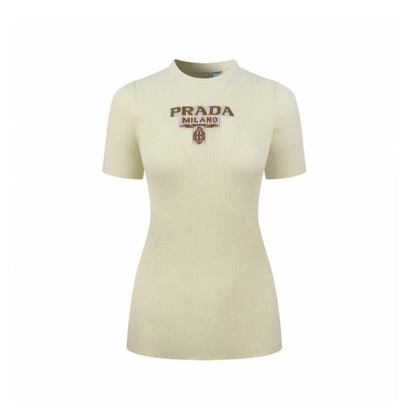 미우미우 여성 라운드 티셔츠 - Miumiu Womens Round Tshirt - mic16368x