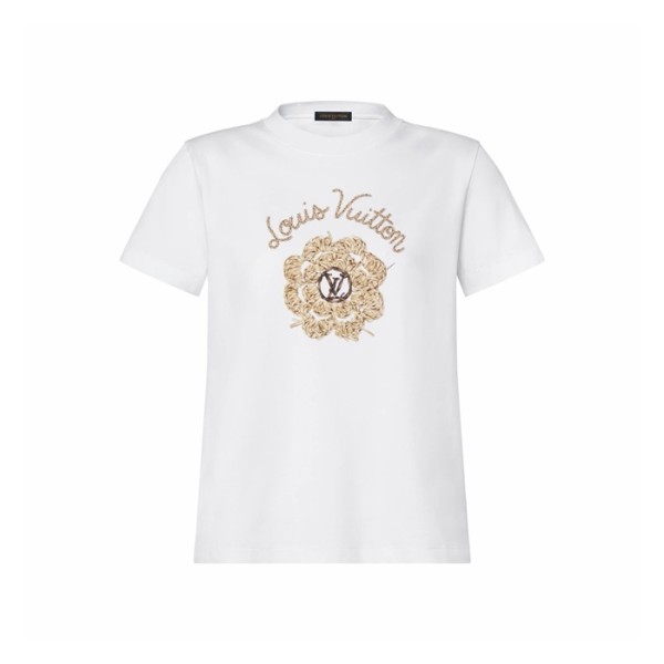 루이비통 여성 반팔 셔츠 - Louis vuitton Womens Round Tshirt - lvc16383x
