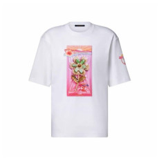 루이비통 여성 반팔 셔츠 - Louis vuitton Womens Round Tshirt - lvc16414x