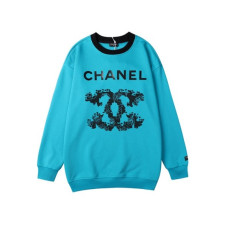 샤넬 남/녀 캐쥬얼 블루 맨투맨 - Unisex Blue Tshirts - cnl0926x