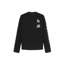 크롬하츠 남성 라운드 긴팔티 - Chrome Hearts Mens Round Tshirt - chc8657x