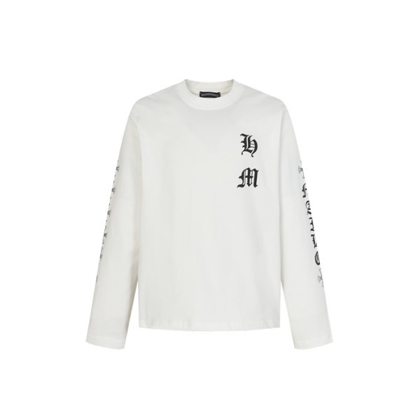 크롬하츠 남성 라운드 긴팔티 - Chrome Hearts Mens Round Tshirt - chc8658x