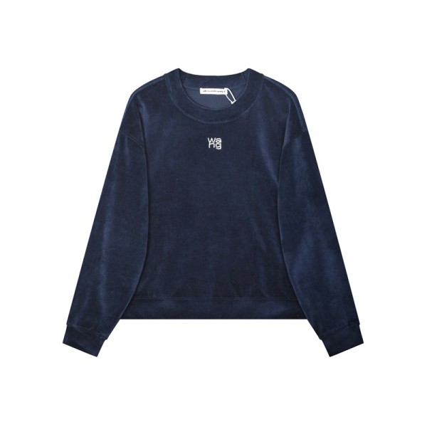 알렉산더왕 여성 모던 네이비 맨투맨 - Mens Navy Tshirts - alx0215x