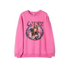 로에베 남/녀 클래식 핑크 맨투맨 - Unisex Pink Tshirts - loe0649x