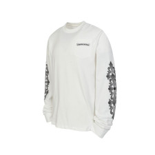 크롬하츠 남성 라운드 긴팔티 - Chrome Hearts Mens Round Tshirt - chc12150x