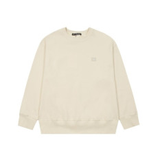 아크네 남/녀 아이보리 크루넥 맨투맨 - Acne Unisex Ivory Tshirts - ane0154x