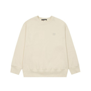 아크네 남/녀 아이보리 크루넥 맨투맨 - Acne Unisex Ivory Tshirts - ane0154x