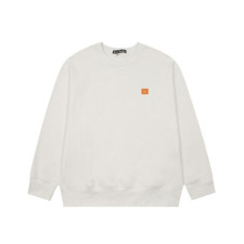 아크네 남/녀 화이트 크루넥 맨투맨 - Acne Unisex White Tshirts - ane0155x