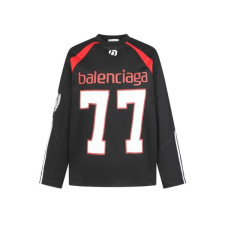 발렌시아가 남성 라운드 긴팔티 - Balenciaga Mens Round Tshirt - bac12167x
