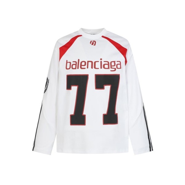 발렌시아가 남성 라운드 긴팔티 - Balenciaga Mens Round Tshirt - bac12168x