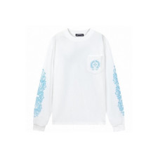 크롬하츠 남성 라운드 긴팔티 - Chrome Hearts Mens Round Tshirt - chc12211x