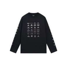 발렌시아가 남/녀 블랙 맨투맨 - Balenciaga Unisex Black Tshirts - ba549x