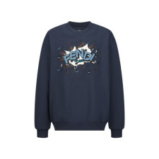 펜디 남성 라운드 맨투맨 - Fendi Mens Round Tshirt - fec12441x