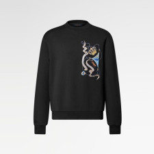 루이비통 남성 기모 맨투맨 - Louis vuitton Mens Round Tshirt - lvc12522x