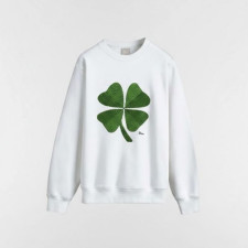 디올 남성 클로버 자수 스웨트 티셔츠 - Dior Mens Clover Embroidered Sweatshirt - dic13238x
