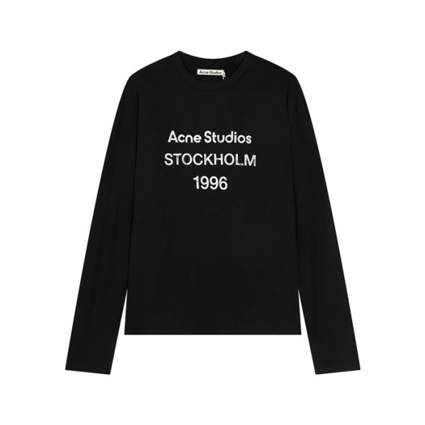 아크네 남/녀 라운드 긴팔티 - Acne Unisex Round Tshirts - anc1552x