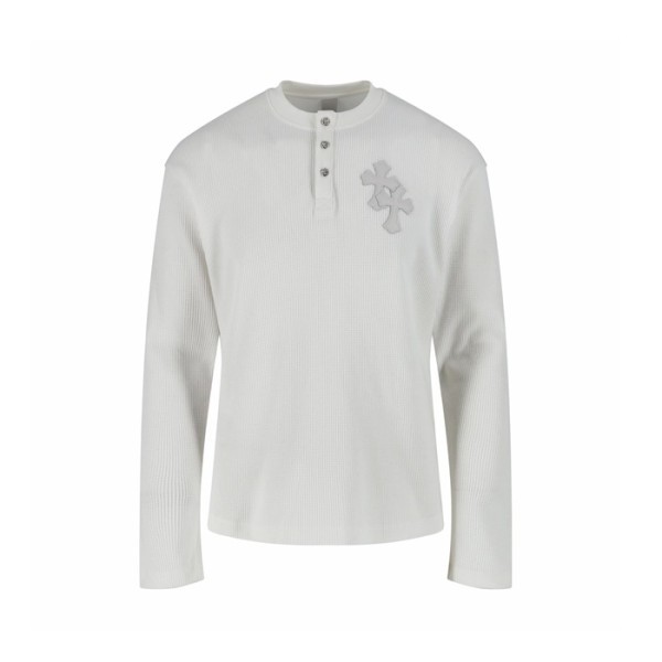 크롬하츠 남성 라운드 긴팔티 - Chrome Hearts Mens Round Tshirt - chc13372x