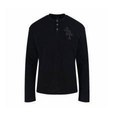 크롬하츠 남성 라운드 긴팔티 - Chrome Hearts Mens Round Tshirt - chc13373x