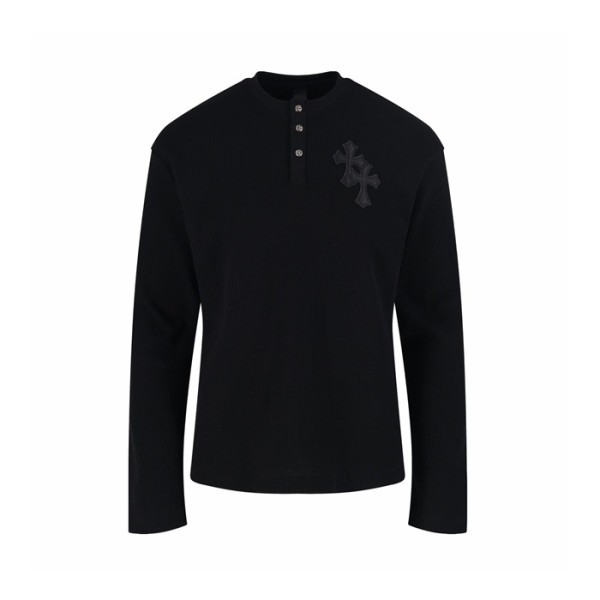 크롬하츠 남성 라운드 긴팔티 - Chrome Hearts Mens Round Tshirt - chc13373x