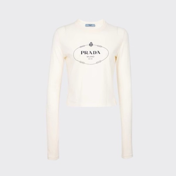 프라다 여성 라운드 맨투맨 - Prada Womens Round Tshirts - prc2465x