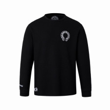 크롬하츠 남성 라운드 긴팔티 - Chrome Hearts Mens Round Tshirt - chc13880x