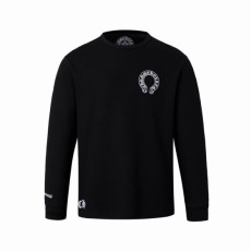 크롬하츠 남성 라운드 긴팔티 - Chrome Hearts Mens Round Tshirt - chc13880x