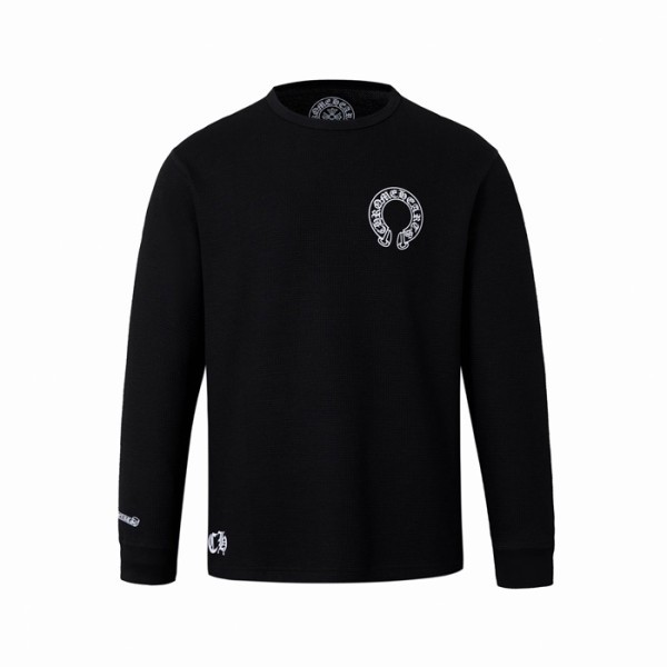 크롬하츠 남성 라운드 긴팔티 - Chrome Hearts Mens Round Tshirt - chc13880x