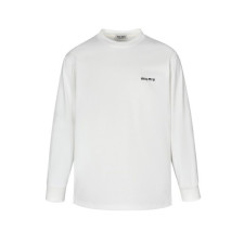미우미우 남/녀 라운드 긴팔티 - Miumiu Unisex Round Tshirt - mic4830x