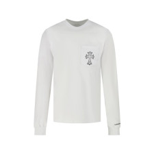 크롬하츠 남성 라운드 긴팔티 - Chrome Hearts Mens Round Tshirt - chc14203x