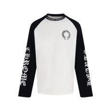 크롬하츠 남성 라운드 긴팔티 - Chrome Hearts Mens Round Tshirt - chc14704x