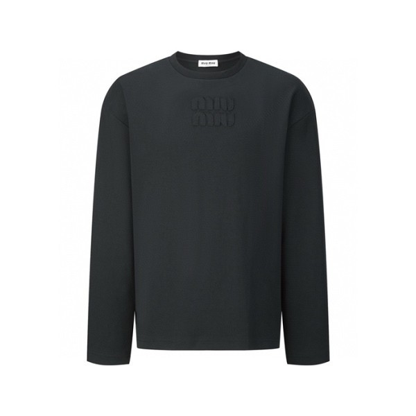 미우미우 남/녀 라운드 긴팔티 - Miumiu Unisex Round Tshirt - mic7908x