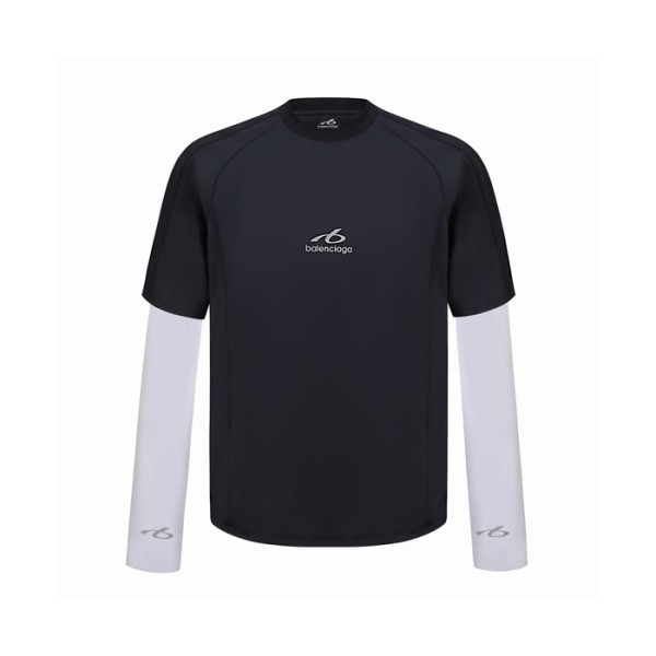 발렌시아가 남성 라운드 긴팔티 - Balenciaga Mens Round Tshirt - bac15920x
