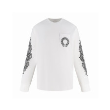 크롬하츠 남성 라운드 긴팔티 - Chrome Hearts Mens Round Tshirt - chc16152x