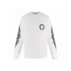 크롬하츠 남성 라운드 긴팔티 - Chrome Hearts Mens Round Tshirt - chc16152x