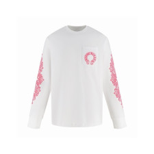 크롬하츠 남성 라운드 긴팔티 - Chrome Hearts Mens Round Tshirt - chc16155x