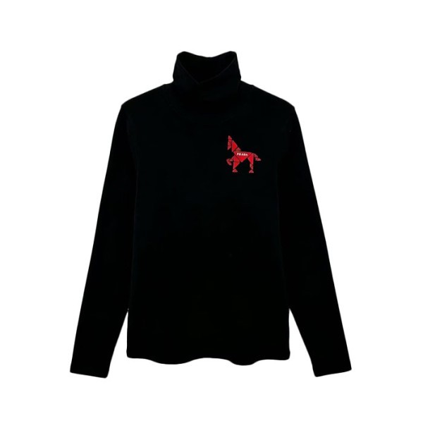프라다 남성 터틀넥 긴팔티 - Prada Mens Turtle Neck Tshirt - prc16165x
