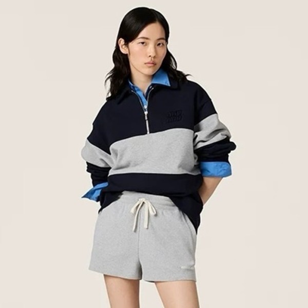 미우미우 여성 집업 맨투맨 - Miumiu Womens Zip-up Tshirt - mic8067x