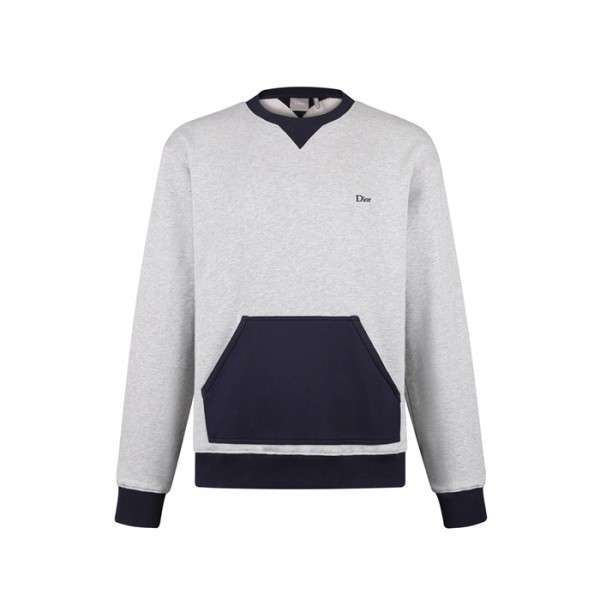 디올 남성 자수 스웨트 티셔츠 - Dior Mens Embroidered Sweatshirt - dic16253x