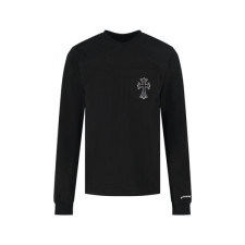 크롬하츠 여성 라운드 긴팔티 - Chrome Hearts Womens Round Tshirt - chc14204x