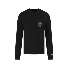 크롬하츠 여성 라운드 긴팔티 - Chrome Hearts Womens Round Tshirt - chc14204x